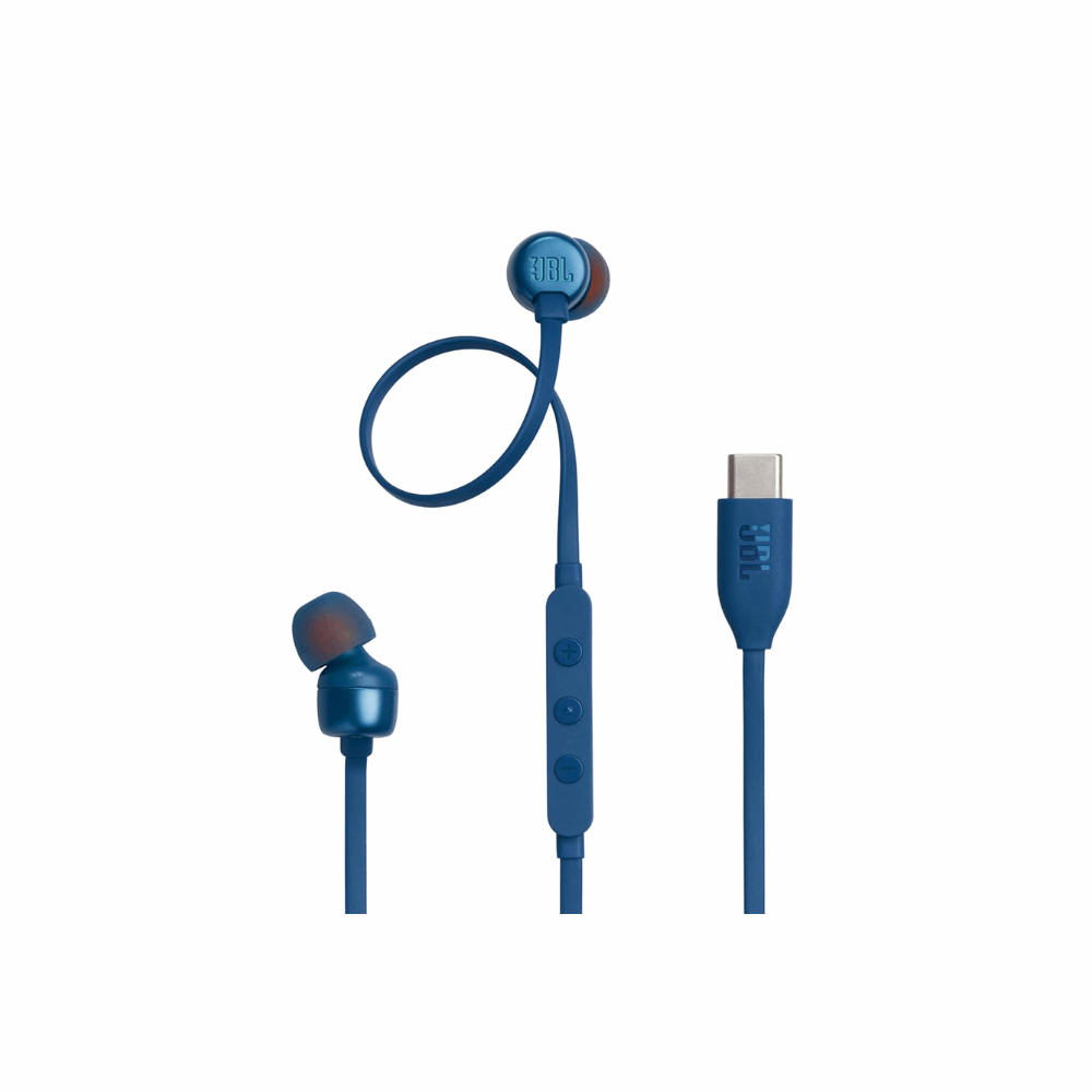 JBL Tune310C-USB-C Wired In-Ear Headphone BLU